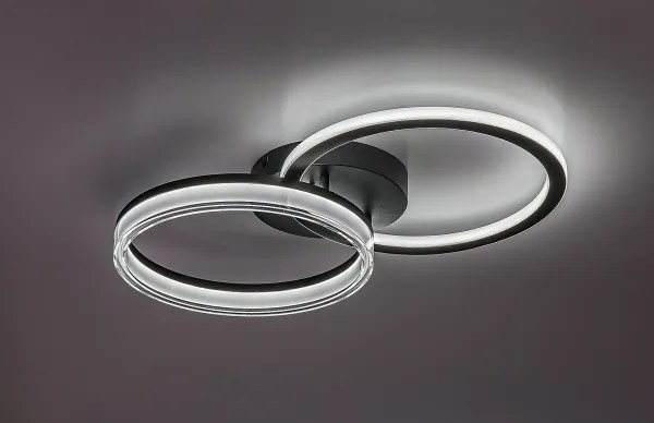Rabalux 71479 - LED stmievateľné stropné svietidlo SERAPHIEL LED/38W/230V 3000-6500K 60x35 cm + diaľkový ovládač