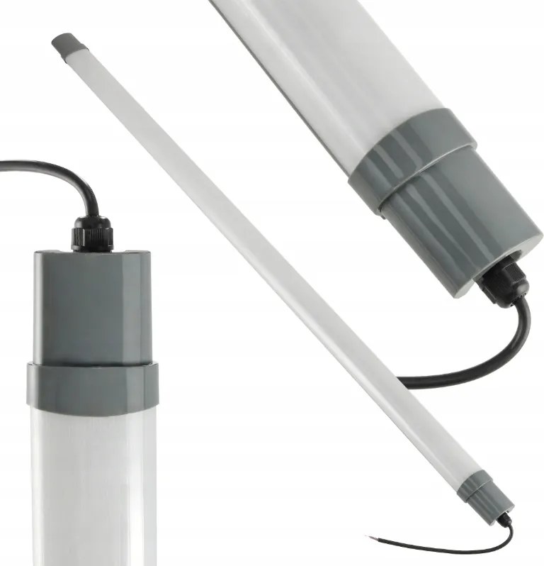 SADA 2 LED svietidiel 120cm 36W 3000lm Hermetické svietidlo IP65 do garáže, dielne