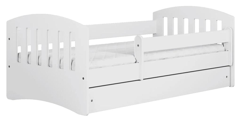 Letoss Detská posteľ Classic 1 - 160/80 Biela S matracom Bez uložného priestoru