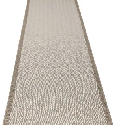 Šnúrkový obojstranný behúň Brussels 205681/10610 Linen krémový / béžový