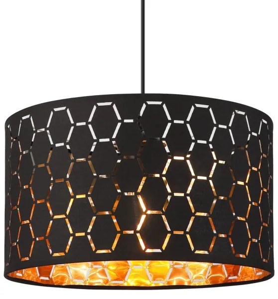 Luster na lane ULLE 1xE27/15W/230V čierny