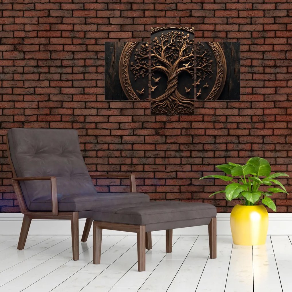 Obraz – Drevený strom života (90x60 cm)