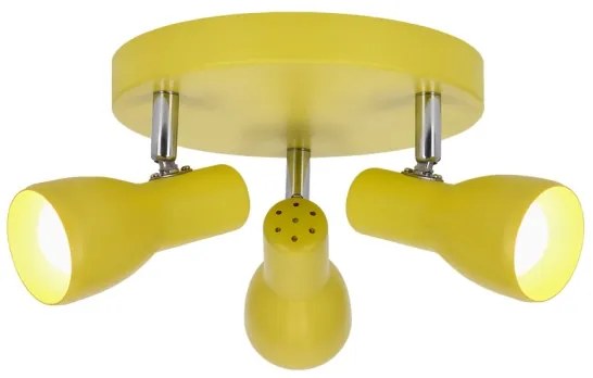 Bodové svietidlo PICARDO 3xE14/40W/230V žltá