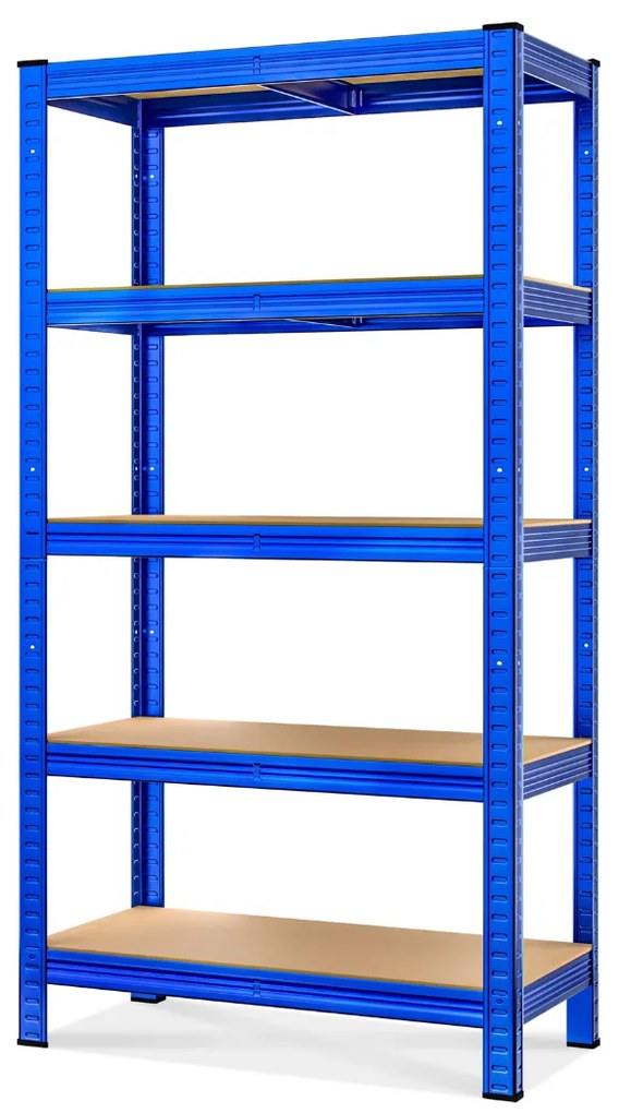 Regál s vysokou nosnosťou HEAVY, max. 875kg, 90x40x180cm, modrá Monzana