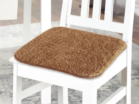 Podsedák na stoličky Rabbit Teddy 38x38 cm, hnedá%