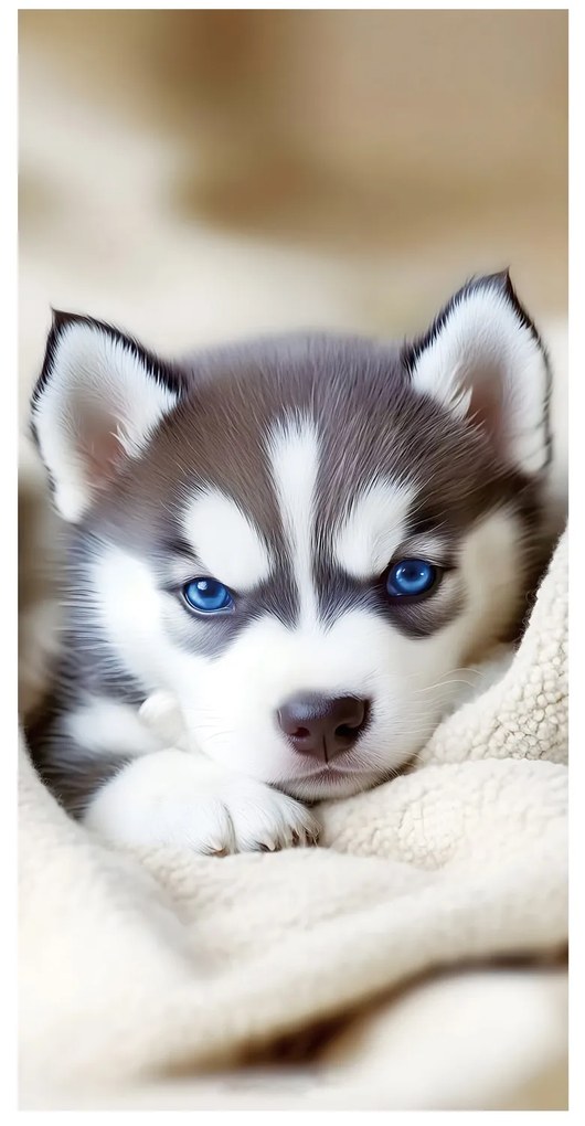PLÁŽOVÁ OSUŠKA Z MIKROVLÁKNA HUSKY 100X180 CM VZOROVANÁ