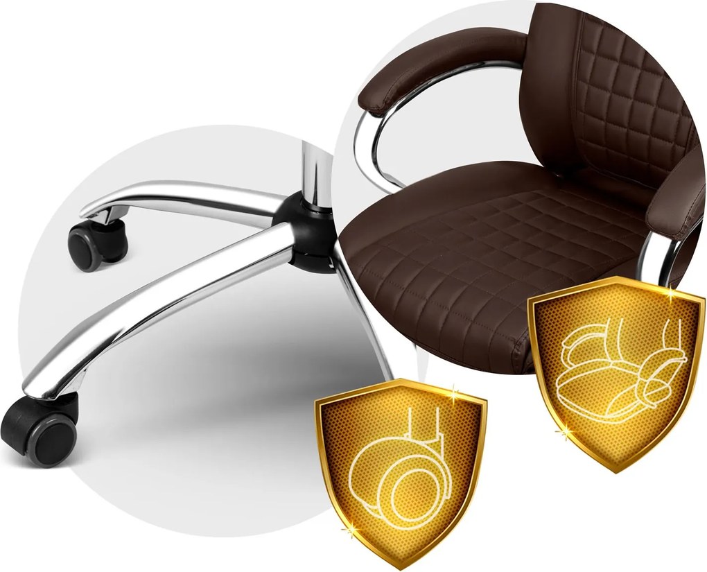 Kancelárska stolička Sofotel Batory 240802 - gaštanová