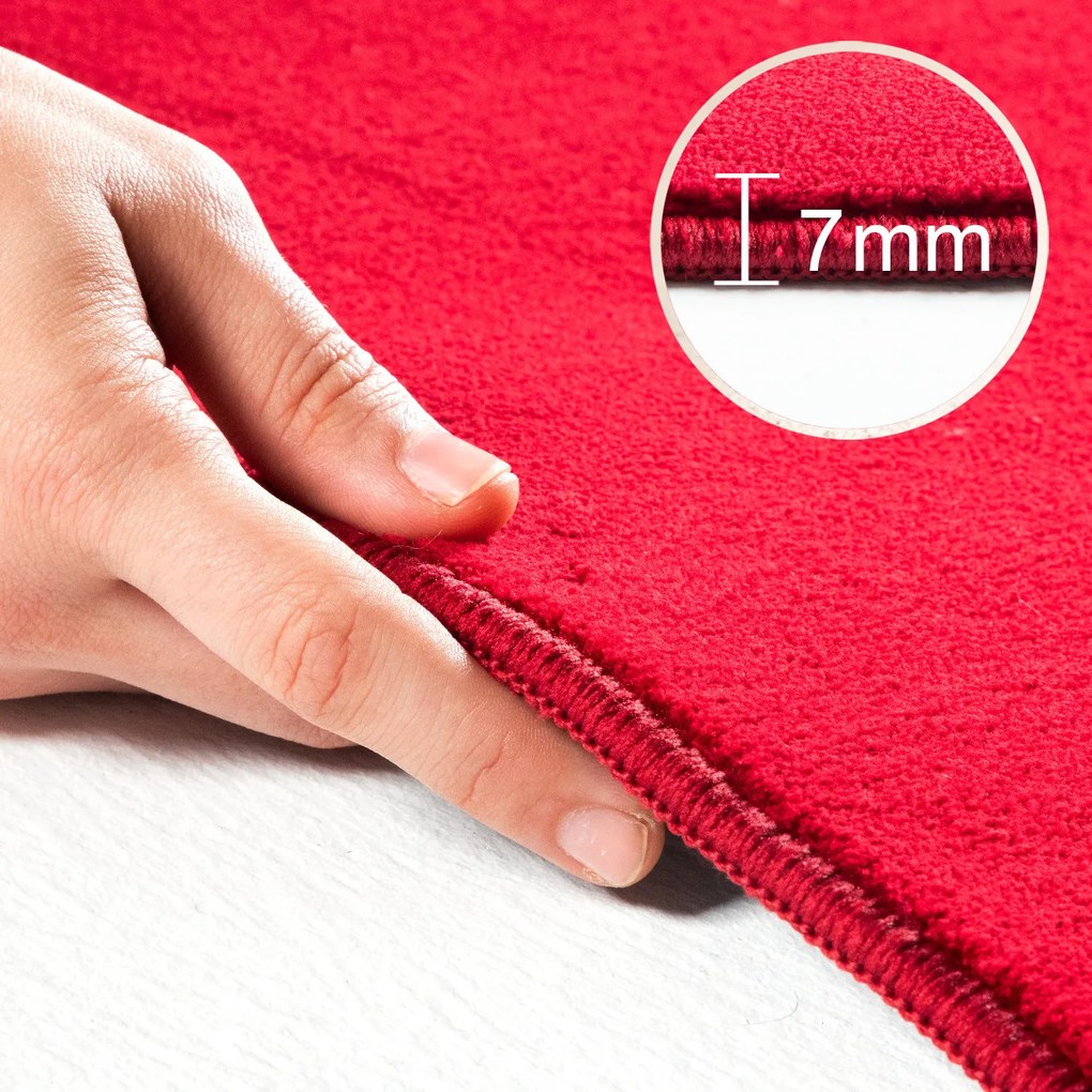 Ayyildiz, Behúň Sky 5400 Red, 80x250, červená, obývacia izba