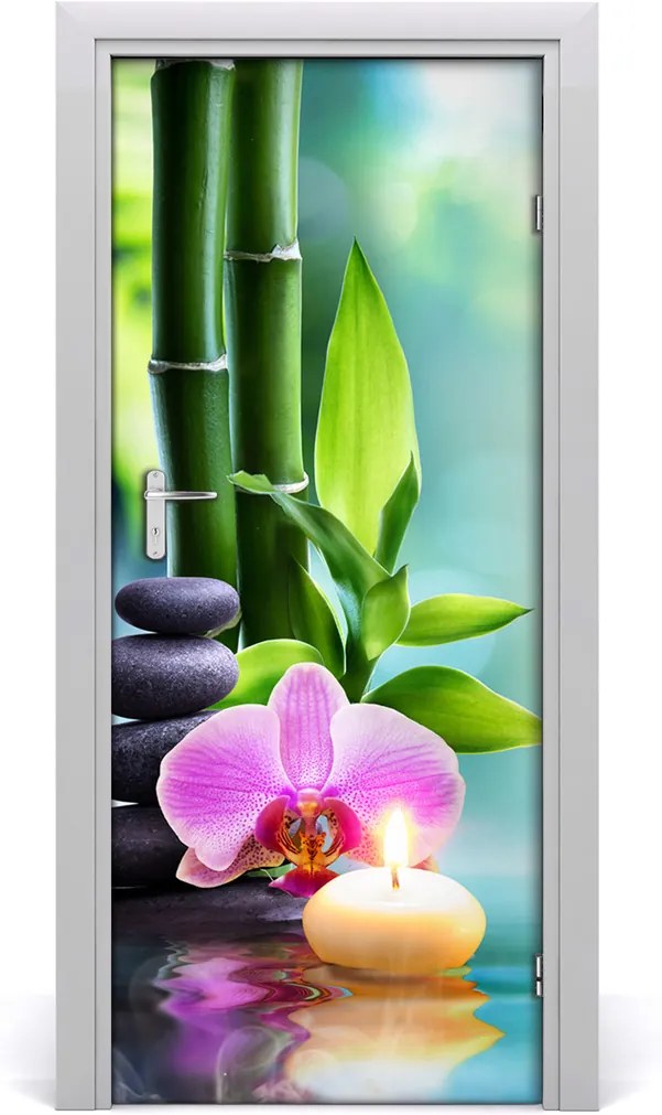 Fototapeta samolepiace  Orchidea a bambus