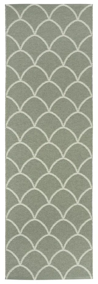 Zelený vnútorný a vonkajší behúň 70x225 cm Kotte Army Sage – Pappelina