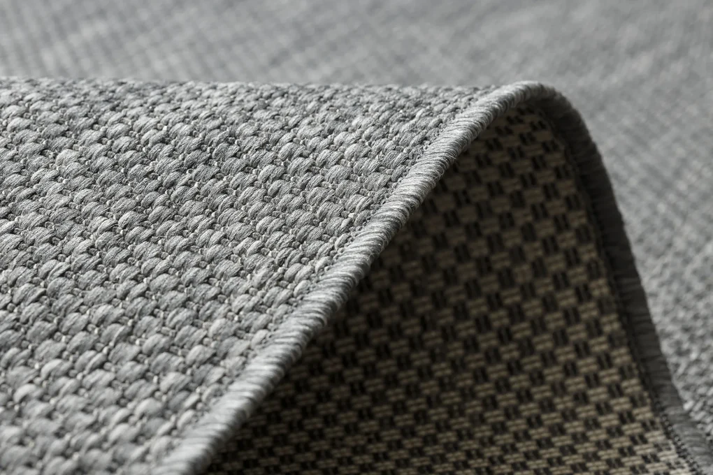 Koberec SISAL FLAT 48663/920 antracit HLADKÝ