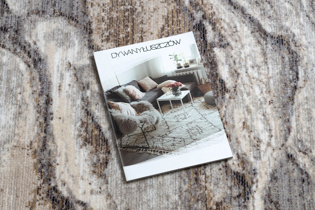 Moderný koberec TINE 75313B Skala, tmavo/sivý, svetlo/sivý