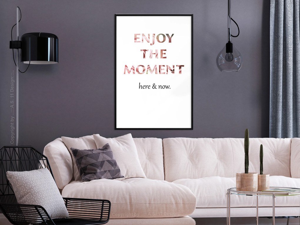 Artgeist Plagát - Enjoy the Moment [Poster] Veľkosť: 20x30, Verzia: Zlatý rám s passe-partout