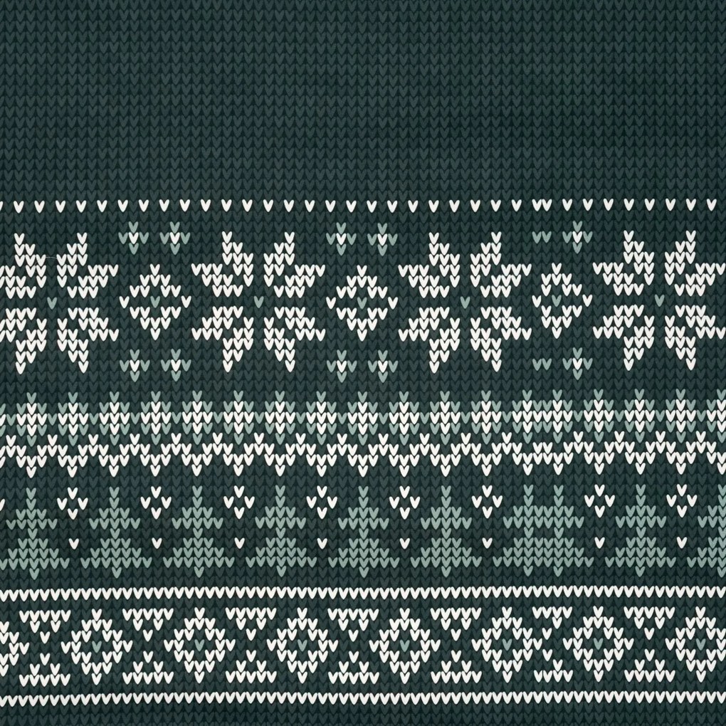 VIANOČNÉ OBLIEČKY Z MIKROVLÁKNA JEREMY 200X220 CM, 2 KS 70X80 CM VZOROVANÉ