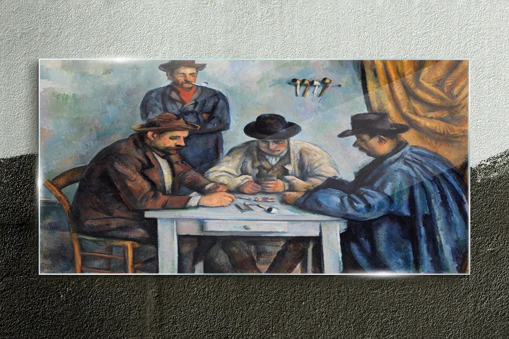 Sklenený obraz Herné karty maľovanie