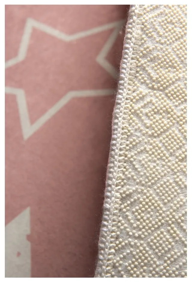 Detský koberec Pink Stars, 100 × 160 cm