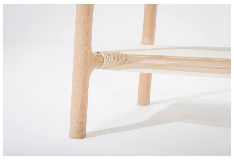 Odkladací stolík z masívneho dubového dreva Gazzda Fawn