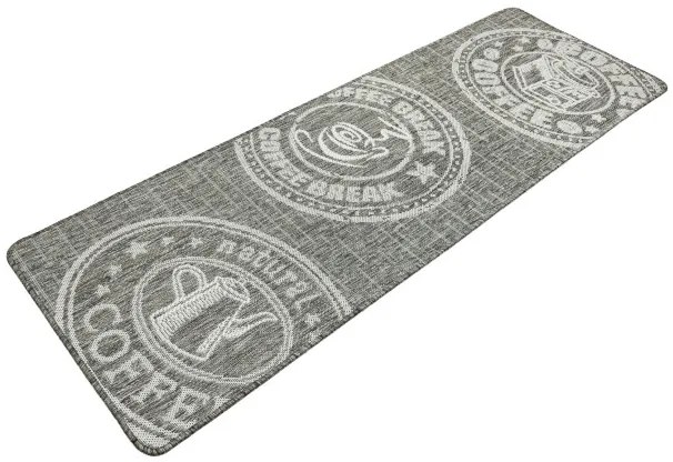 Koberec / Behúň FLEX 1907/P91 hnedý / sivý