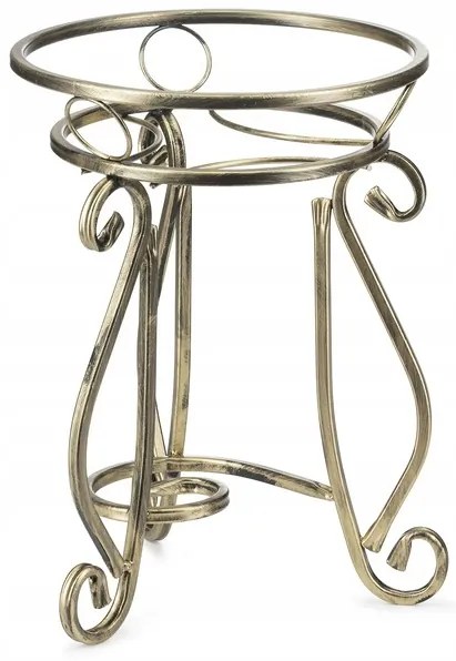 Stojan na kvety ARIEL 37 cm zlatý