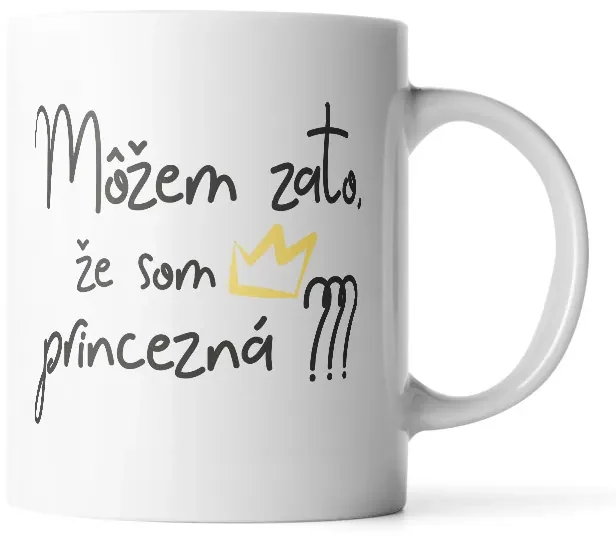 Sablio Hrnek Můžu za to, že jsem princezna - 200 ml - espresso