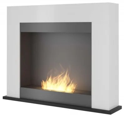 InFire - BIO krb 87,5x110 cm 3kW biela