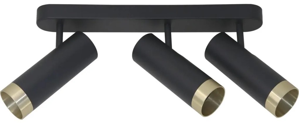 Bodové svietidlo FADO 3xGU10/10W/230V čierna