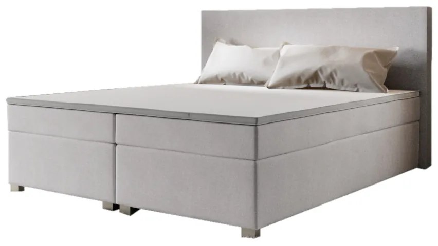 Čalúnená postel Boxspring ISLAND + matrac + rošt - cosmic800 / 140x200 / bez vrchného matraca