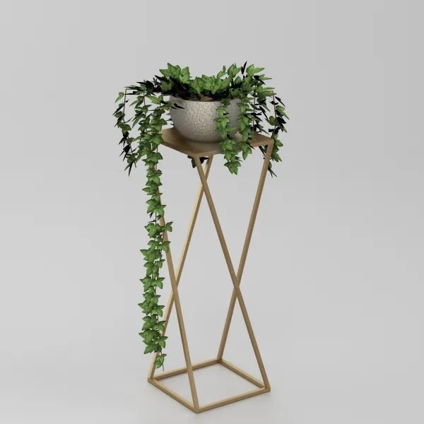 Stojan na kvety 70x24 cm zlatá