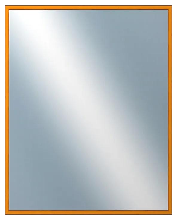 DANTIK - Zrkadlo v rámu, rozmer s rámom 40x50 cm z lišty Hliník oranžová (7269217)