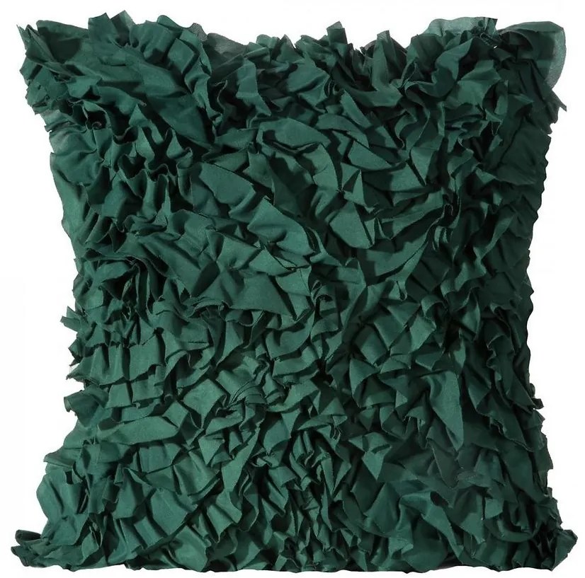 Mirena obliečka na vankúš 45x45 tmavozelená 373352