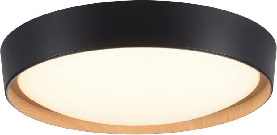 Leuchten Direkt 1434718-LED Stmievateľné stropné svietidlo EMILIA 28,8W/230V čierna