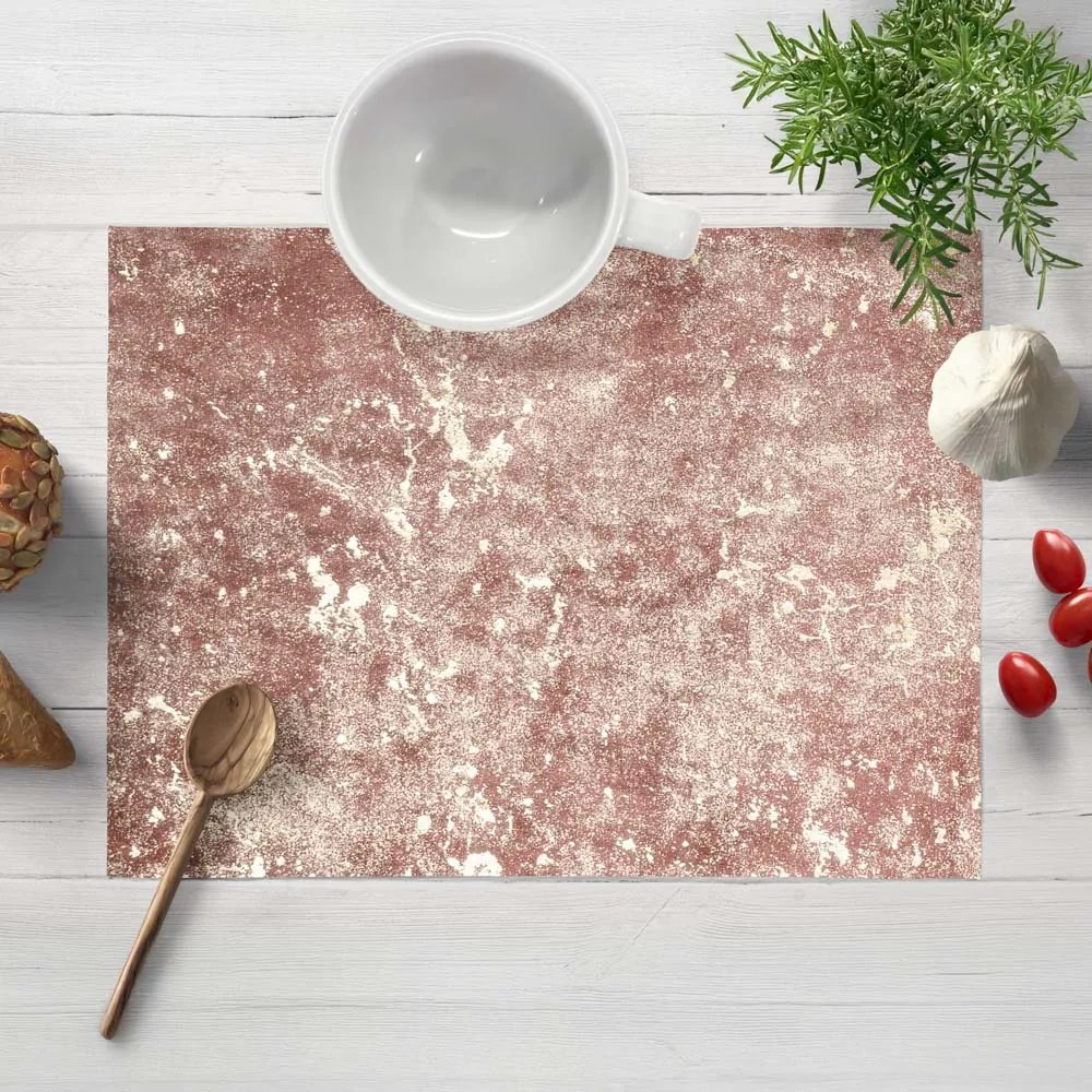 Biante Zamatové prestieranie na stôl Isabela IBL-013 Gold Design staroružové 30x40 cm