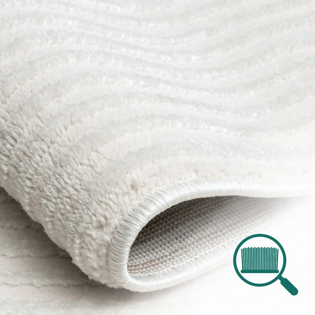 Angel Carpet, Kusový koberec Zafiro 19 Beige, 80x150, béžová, kancelária