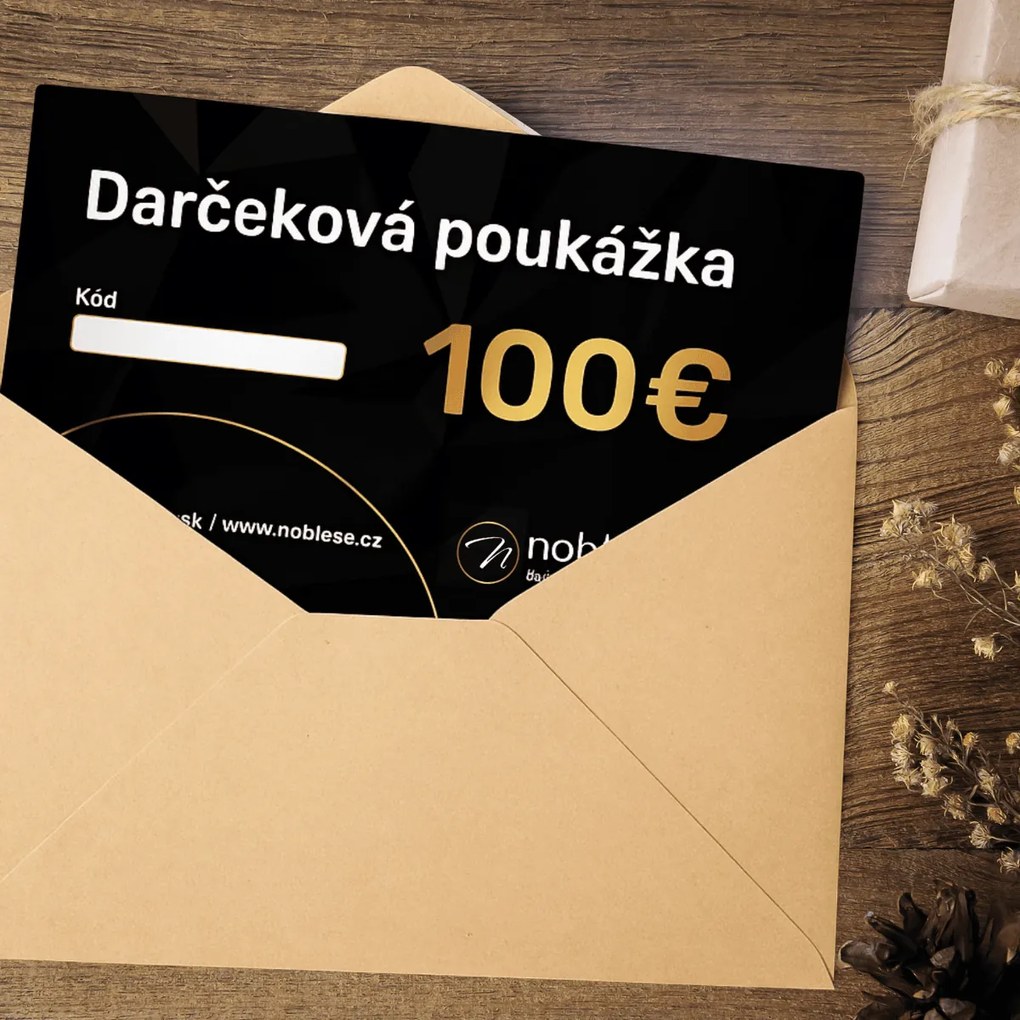Darčekový poukaz v hodnote 100€ - tlačená verzia