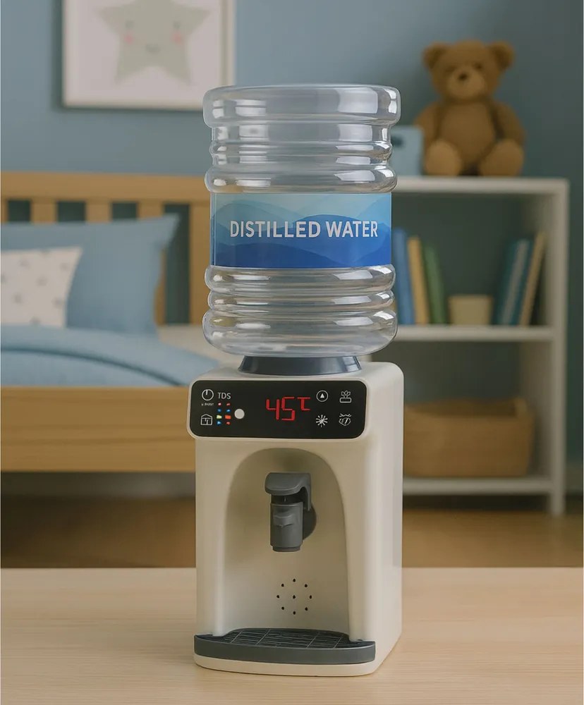 LEAN Toys Interaktívny rozdeľovač vody pre deti Poháriky Svetlá Zvuky