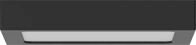 Mexen LDSS, LED stropné svietidlo, rozmer 22 x 22 cm, 18W, neutrálna - 4000K, 1440 lm, čierna - L213-022-1840-70