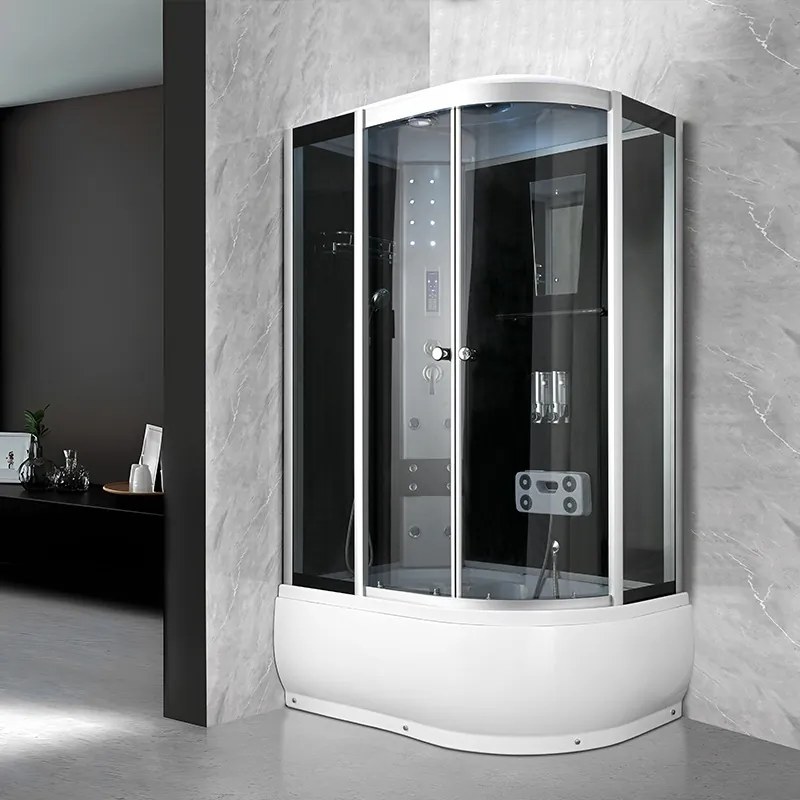 BPS-koupelny Hydromasážny box WSH7106L, 120x80 ľavý bez sauny