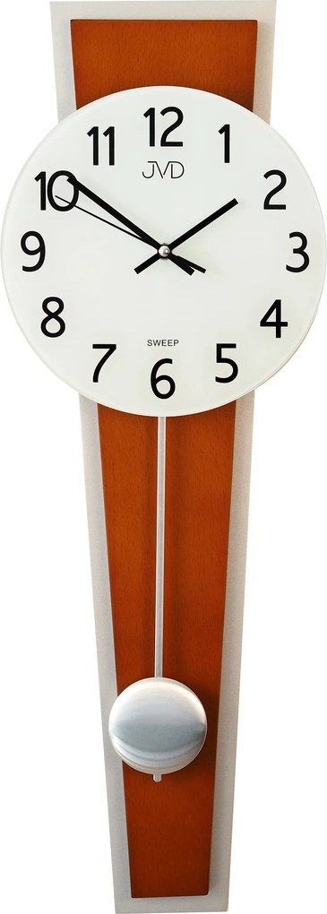 Dizajnové kyvadlové nástenné hodiny JVD NS17020 / 41, 63cm