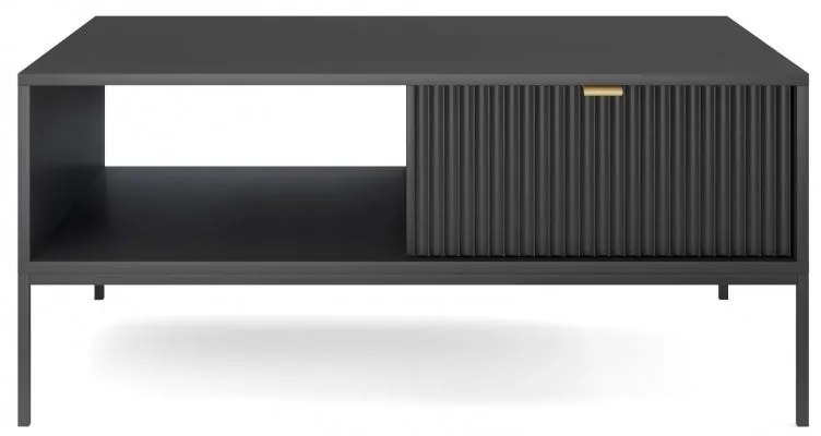 Konferenčný stolík Nova 104 cm černý/čierny rám