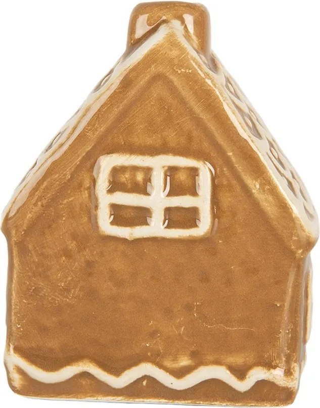 Dekorácia perníková chalúpka Gingerbread Cott - 6*4*7 cm