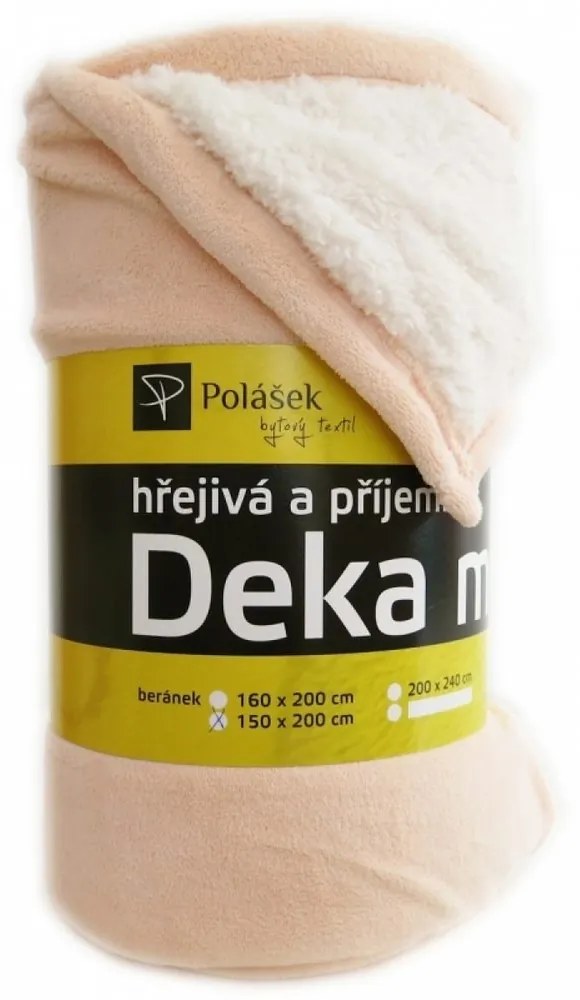 Polášek Deka s barančekom - Šampáň | 150 x 200 cm