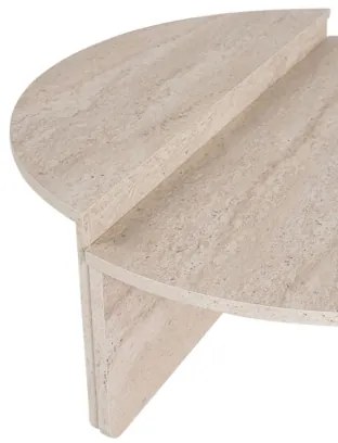 SADA 2x Konferenčný stolík ORION béžová