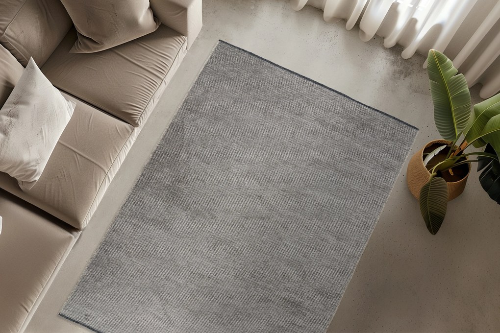 Obsession, Kusový koberec En Vogue 400 Silver, 80x150, šedá, chodba / predsieň