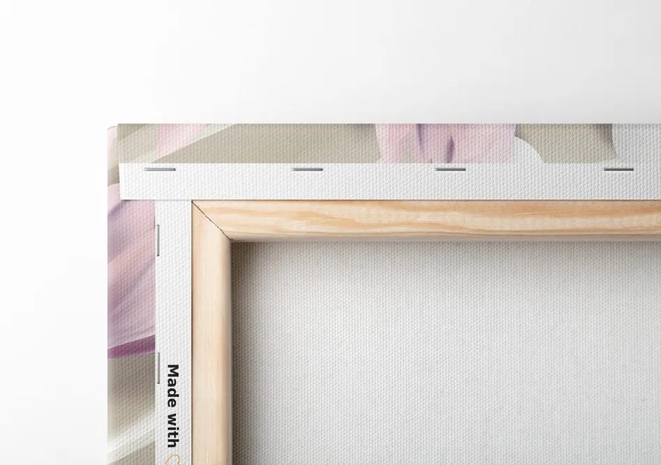 Obraz magnólia na abstraktnom pozadí