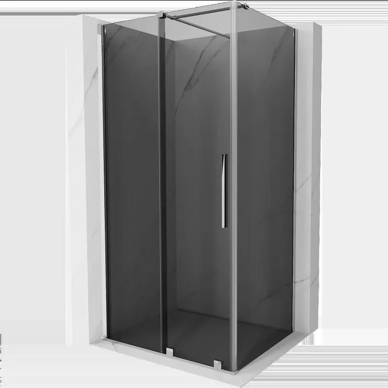 Mexen Velar posuvná sprchová kabína 130 x 85 cm, grafit, chróm - 871-130-085-41-01