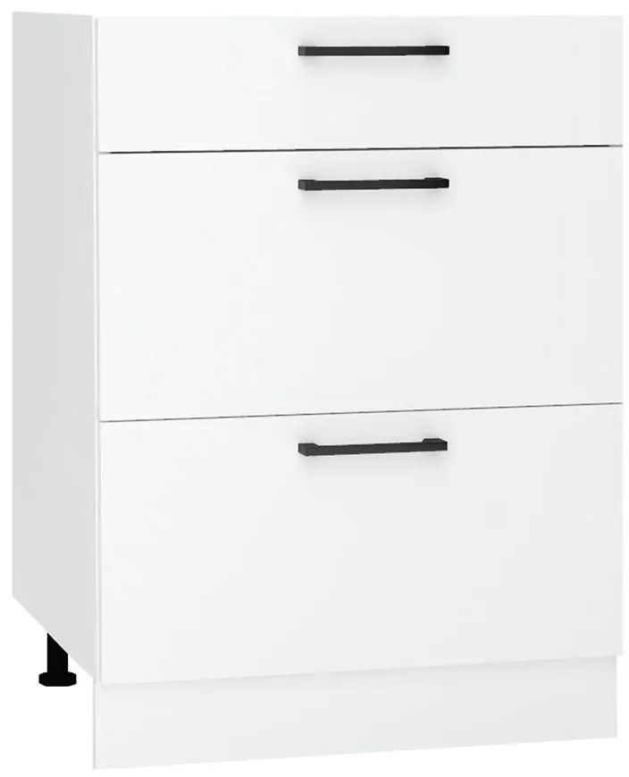 Kuchynská skrinka Max D60s/3 biela