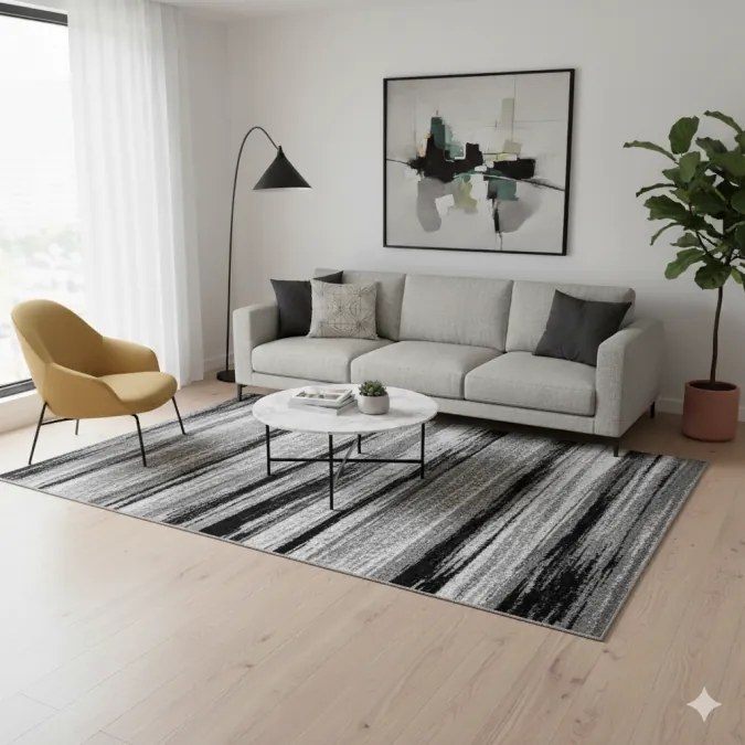 DC Koberec PP 014 sivá Rozmer: 160×220 cm