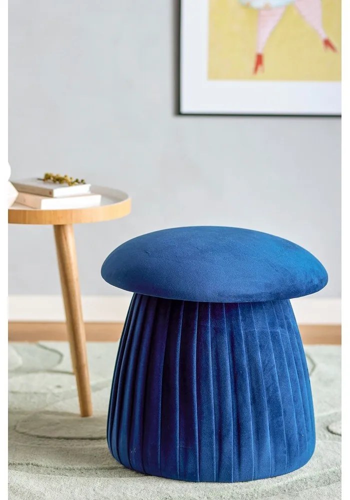 Tmavomodrý taburet Roberta – Bloomingville