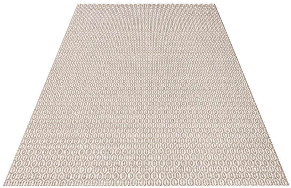 Hanse Home, Kusový koberec Meadow 102475 – na von aj na doma, 140x200, béžová, chodba / predsieň