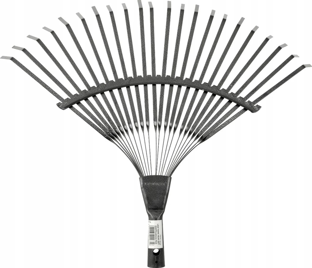 CROWNMAN KOVOVÉ vejárové hrable na lístie a trávu, 51 cm, 22 zubov